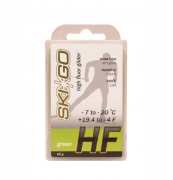Парафин с высоким содержанием фтора SkiGo HF Green -7°…-20°C