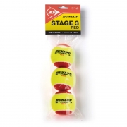 Мяч для большого тенниса Dunlop Stage 3 (RED) 3B
