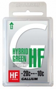 Парафин с высоким содержанием фтора GALLIUM HYBRID HF GREEN -20…-10°С