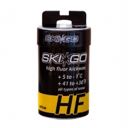 Мазь держания с содержанием фтора SkiGO HF Yellow +5…-1°С