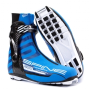 Ботинки лыжные для конькового хода SPINE NNN Carrera Carbon Pro (черный/синий)