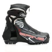 Лыжные ботинки для конькового хода SPINE SNS Polaris (черный)