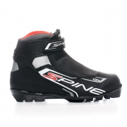 Лыжные ботинки для катания комбинированным стилем SPINE SNS X-Rider (черно/серый)