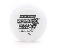 Фторовая спрессовка Optiwax Racing Service Fluor block +-0 +10°…-10°C