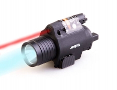 Подствольный фонарь Veber ML1-R с красным лазерным целеуказателем