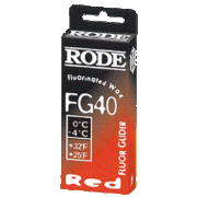 Парафин с содержанием фтора RODE FG40 Fluoro красный 0°C...-4°C