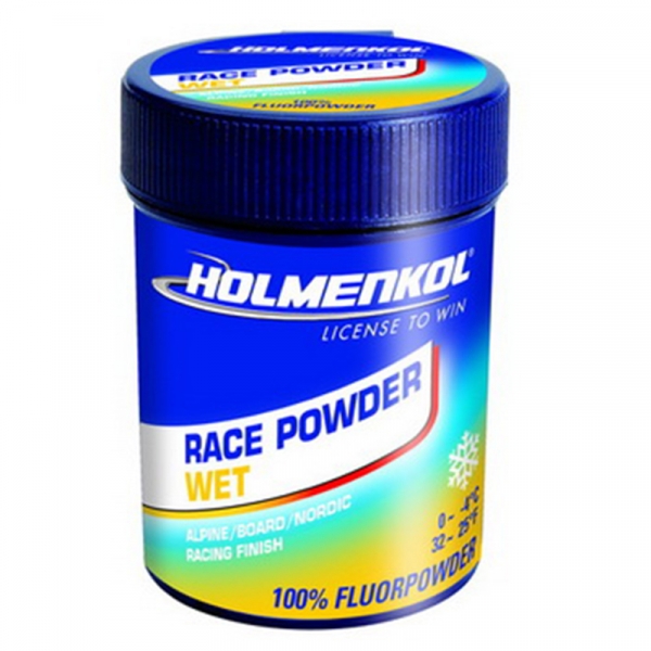 Порошок с высоким содержанием фтора HOLMENKOL RACE POWDER WET 0…-4°С