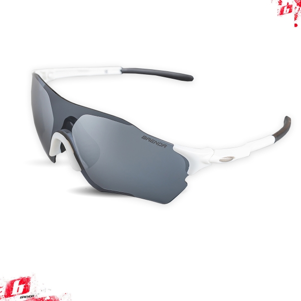 Солнцезащитные очки BRENDA мод. G909 C1 white black-smoke