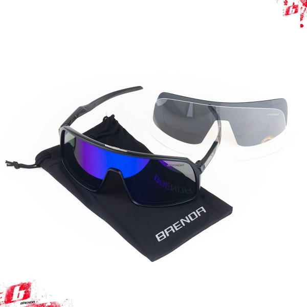 Солнцезащитные очки BRENDA мод. G9406 C6 black-blue
