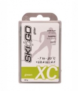 Парафин без содержания фтора SkiGo CH XC Glider Green -7°…-20°C