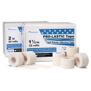Легкий эластичный тейп PRO-LASTIC Tape Pharmacels, ZnO, белый