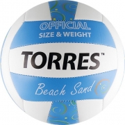 Мяч волейбольный пляжный TORRES Beach Sand Blue
