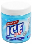 Охлаждающий гель Refit Ice Gel Ментол 2,5% 500мл
