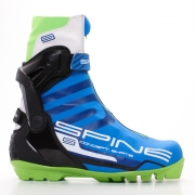 Лыжные ботинки для конькового хода SPINE SNS Concept Skate (синий/черный/салатовый)