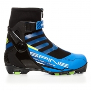 Лыжные ботинки для катания комбинированным стилем SPINE NNN Combi (синий/черный/салатовый)
