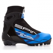 Лыжные ботинки для катания комбинированным стилем SPINE NNN Energy (черный/синий)