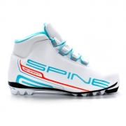 Лыжные ботинки для классического хода SPINE NNN Smart Lady (белый/бирюзовый)