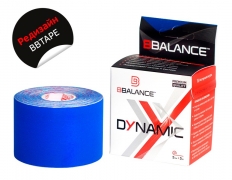 Нейлоновый кинезио BBTape™ Dynamic Tape 5см × 5м темно-синий