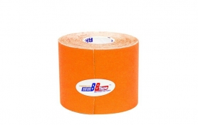 Кинезио тейп BBTape™ 5см × 5м флуоресцентный оранжевый
