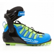 Лыжероллерные ботинки для конькового хода SPINE NNN Skiroll Skate (черно/салатовый)