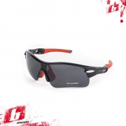 Солнцезащитные очки BRENDA мод. L002 C2 shiny black/red