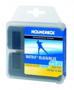Парафин с высоким содержанием фтора Holmenkol MATRIX BK/BLUE с молибденом  для беговых лыж -6°…-20°C