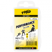 Парафин с содержанием фтора TOKO Performance Yellow воздух -4°…+10°C /снег 0...-6°C