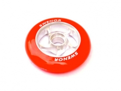 Колесо для лыжероллеров SWENOR модели Equipe R2, жесткость 82A (красное)