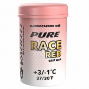 Мазь держания твердая без содержания фтора VAUHTI PURE RACE RED +3...-1⁰C