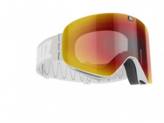 Горнолыжные очки-маска, модель "BLIZ Goggles Flow M14 Light Grey" (2 линзы в комплекте)