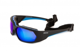 Солнцезащитные очки BRENDA мод. G276 m. black blue-brown blue mirror