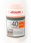 Парафин с высоким содержанием фтора Solda F40 Special оранжевый  воздух -9°…+2°C /снег -2...-6°C