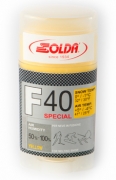 Парафин с высоким содержанием фтора SOLDA F40 Special желтый воздух -4°…+5°C /снег 0...-1°C