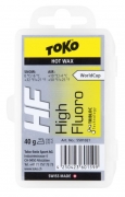 Парафин с высоким содержанием фтора TOKO HF TRIBLOC желтый 0…-6°С