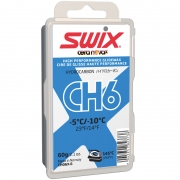 Парафин без содержания фтора SWIX CH6X Blue -5…-10°С